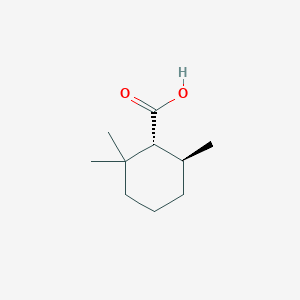 molecular formula C10H18O2 B8518240 (1R,6S)-2,2,6-trimethylcyclohexanecarboxylic acid CAS No. 150850-54-7