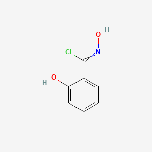 molecular formula C7H6ClNO2 B8518252 N,2-Dihydroxybenzenecarboximidoyl chloride 