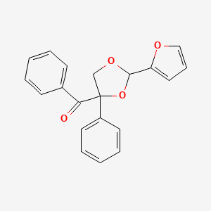 [2-(Furan-2-yl)-4-phenyl-1,3-dioxolan-4-yl](phenyl)methanone
