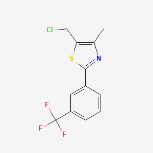 5-(Chloromethyl)-4-methyl-2-[3-(trifluoromethyl)phenyl]-1,3-thiazole