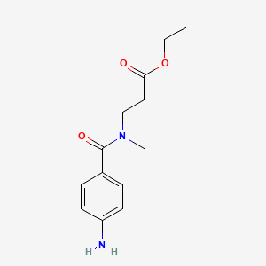 Ethyl 3-{[(4-aminophenyl)carbonyl](methyl)amino}propanoate