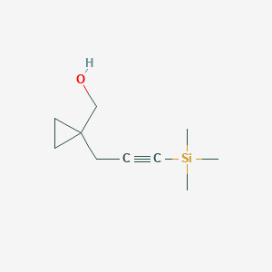 [1-(3-Trimethylsilanyl-prop-2-ynyl)-cyclopropyl]-methanol