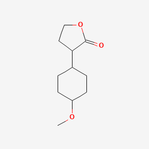 molecular formula C11H18O3 B8518393 3-(4-Methoxycyclohexyl)-dihydro-furan-2-one 