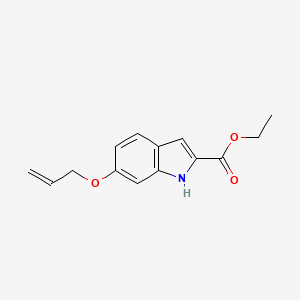 Ethyl 6-[(prop-2-en-1-yl)oxy]-1H-indole-2-carboxylate