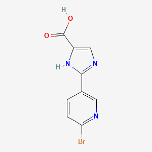 2-(6-bromopyridin-3-yl)-1H-imidazol-5-carboxylic acid