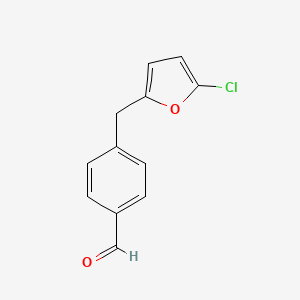 4-(5-Chloro-furan-2-ylmethyl)-benzaldehyde
