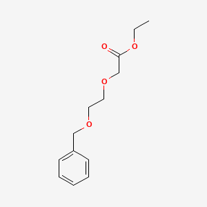 molecular formula C13H18O4 B8518496 Ethyl [2-(benzyloxy)ethoxy]acetate CAS No. 62005-04-3