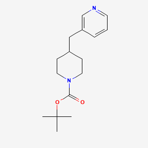 molecular formula C16H24N2O2 B8518527 1-(1,1-Dimethylethyloxycarbonyl)-4-(3-pyridylmethyl)piperidine 