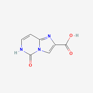 molecular formula C7H5N3O3 B8518534 5-Oxo-5,6-dihydroimidazo[1,2-c]pyrimidine-2-carboxylic acid 
