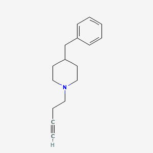 molecular formula C16H21N B8518539 1-(3-Butynyl)-4-benzylpiperidine 