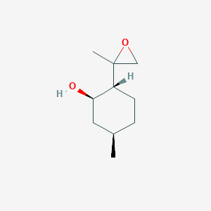 molecular formula C10H18O2 B8518578 Cyclohexanol, 5-methyl-2-(2-methyloxiranyl)-, (1R,2R,5R)- CAS No. 294634-38-1