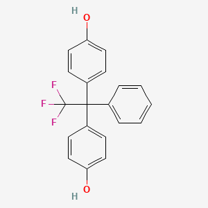 molecular formula C20H15F3O2 B8518602 4,4'-(2,2,2-Trifluoro-1-phenylethane-1,1-diyl)diphenol CAS No. 1882-01-5