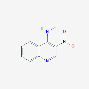 molecular formula C10H9N3O2 B8518616 4-Methylamino-3-nitroquinoline CAS No. 99009-86-6