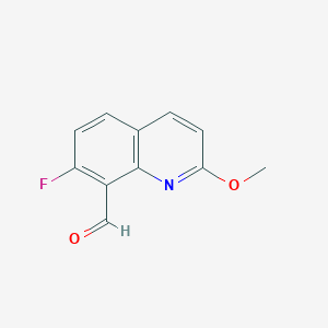 7-Fluoro-2-methoxy-quinoline-8-carbaldehyde