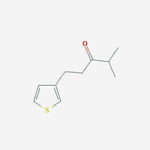 4-Methyl-1-thiophen-3-yl-pentan-3-one