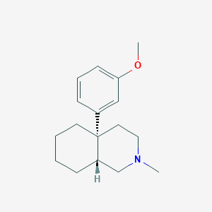 (4aR,8aR)-4a-(3-Methoxyphenyl)-2-methyldecahydroisoquinoline