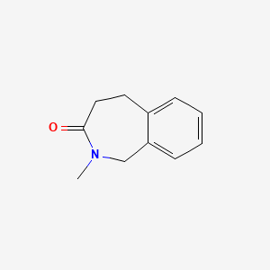 2-Methyl-1,2,4,5-tetrahydro-benzo[c]azepin-3-one