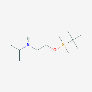 N-(2-((tert-butyldimethylsilyl)oxy)ethyl)propan-2-amine