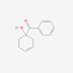 molecular formula C13H14O2 B8518872 (1-Hydroxycyclohex-3-en-1-yl)(phenyl)methanone CAS No. 88819-30-1