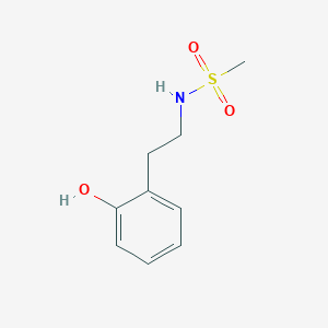 molecular formula C9H13NO3S B8518891 N-[2-(2-hydroxy-phenyl)-ethyl]-methanesulfonamide 