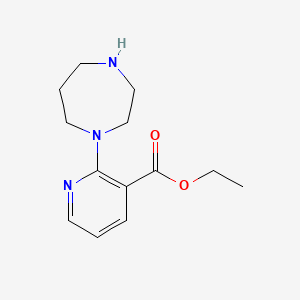 Ethyl 2-(homopiperazin-1-yl)nicotinate