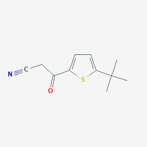 3-(5-tert-Butyl-thiophen-2-yl)-3-oxo-propionitrile