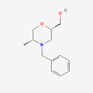 ((2S,5R)-4-Benzyl-5-methylmorpholin-2-yl)methanol