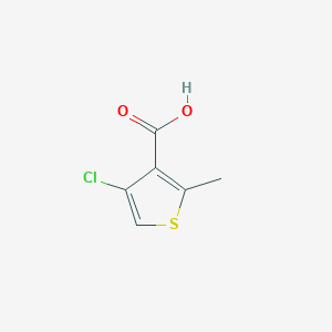 molecular formula C6H5ClO2S B8519063 4-Chloro-2-methylthiophene-3-carboxylic acid 