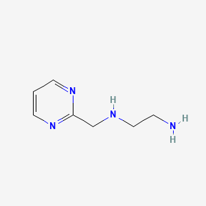 molecular formula C7H12N4 B8519096 N-(2-pyrimidylmethyl)ethylenediamine 