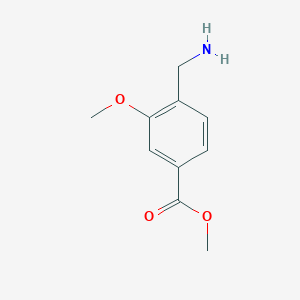 4-Aminomethyl-3-methoxy-benzoic acid methyl ester