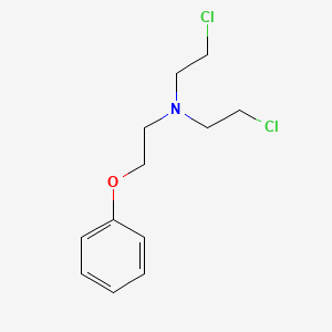 molecular formula C12H17Cl2NO B8519185 Bis-(2-chloroethyl)-(2-phenoxyethyl)amine 