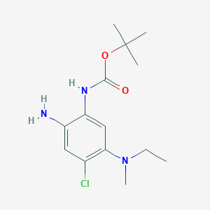 Carbamic acid,[2-amino-4-chloro-5-(ethylmethylamino)phenyl]-,1,1-dimethylethyl ester