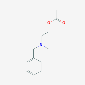 molecular formula C12H17NO2 B8519424 2-(Benzyl(methyl)amino)ethyl acetate 