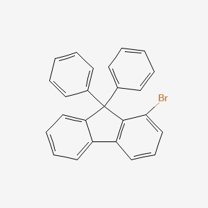 molecular formula C25H17Br B8519452 9H-Fluorene, 1-bromo-9,9-diphenyl- CAS No. 1547491-72-4