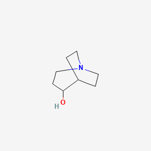 molecular formula C8H15NO B8519487 1-Azabicyclo[3.2.2]nonan-4-ol 