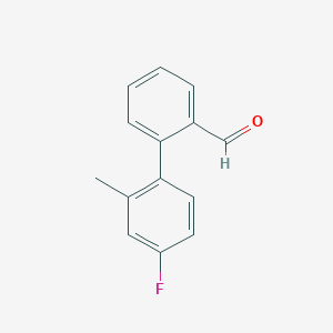 4'-Fluoro-2'-methyl-biphenyl-2-carbaldehyde