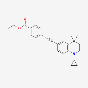 4-(1-Cyclopropyl-4,4-dimethyl-1,2,3,4-tetrahydro-quinolin-6-ylethynyl)-benzoic acid ethyl ester