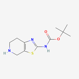 (4,5,6,7-Tetrahydro-thiazolo[5,4-c]pyridin-2-yl)-carbamic acid tert-butyl ester