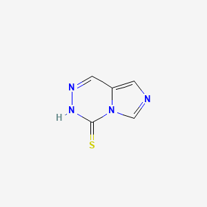 Imidazo[1,5-d]-as-triazine-4(3H)-thione