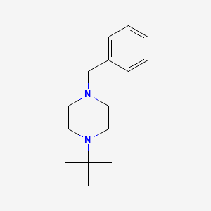 molecular formula C15H24N2 B8519739 1-Benzyl-4-tert-butylpiperazine 