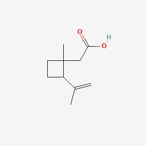 1-Methyl-2-(1-methylvinyl)cyclobutaneacetic acid