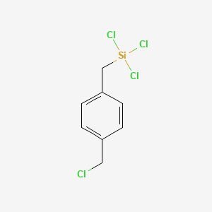 Trichloro{[4-(chloromethyl)phenyl]methyl}silane