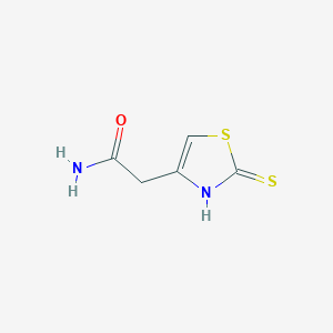2-Mercaptothiazol-4-yl-acetamide