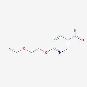 molecular formula C10H13NO3 B8519854 2-(2-Ethoxyethoxy)-pyridine-5-aldehyde 