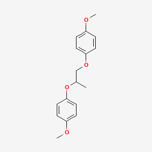 molecular formula C17H20O4 B8519902 1,2-Bis(4-methoxyphenoxy)propane CAS No. 128836-60-2