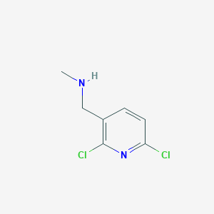 molecular formula C7H8Cl2N2 B8520038 N-(2,6-Dichloro-3-pyridylmethyl)-N-methylamine 