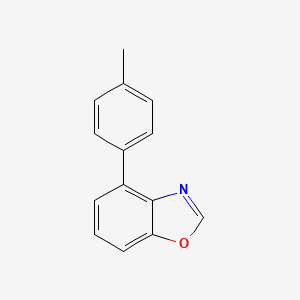 molecular formula C14H11NO B8520058 Benzo[d]oxazole,4-(4-methylphenyl)- CAS No. 943443-13-8