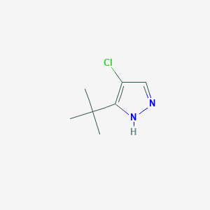 molecular formula C7H11ClN2 B8520201 3-t-butyl-4-chloro-1H-pyrazole 