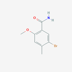 5-Bromo-2-methoxy-4-methylbenzamide