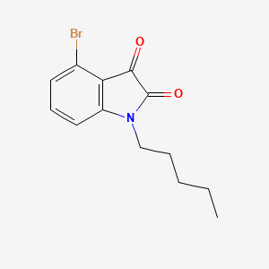4-bromo-1-pentyl-1H-indole-2,3-dione